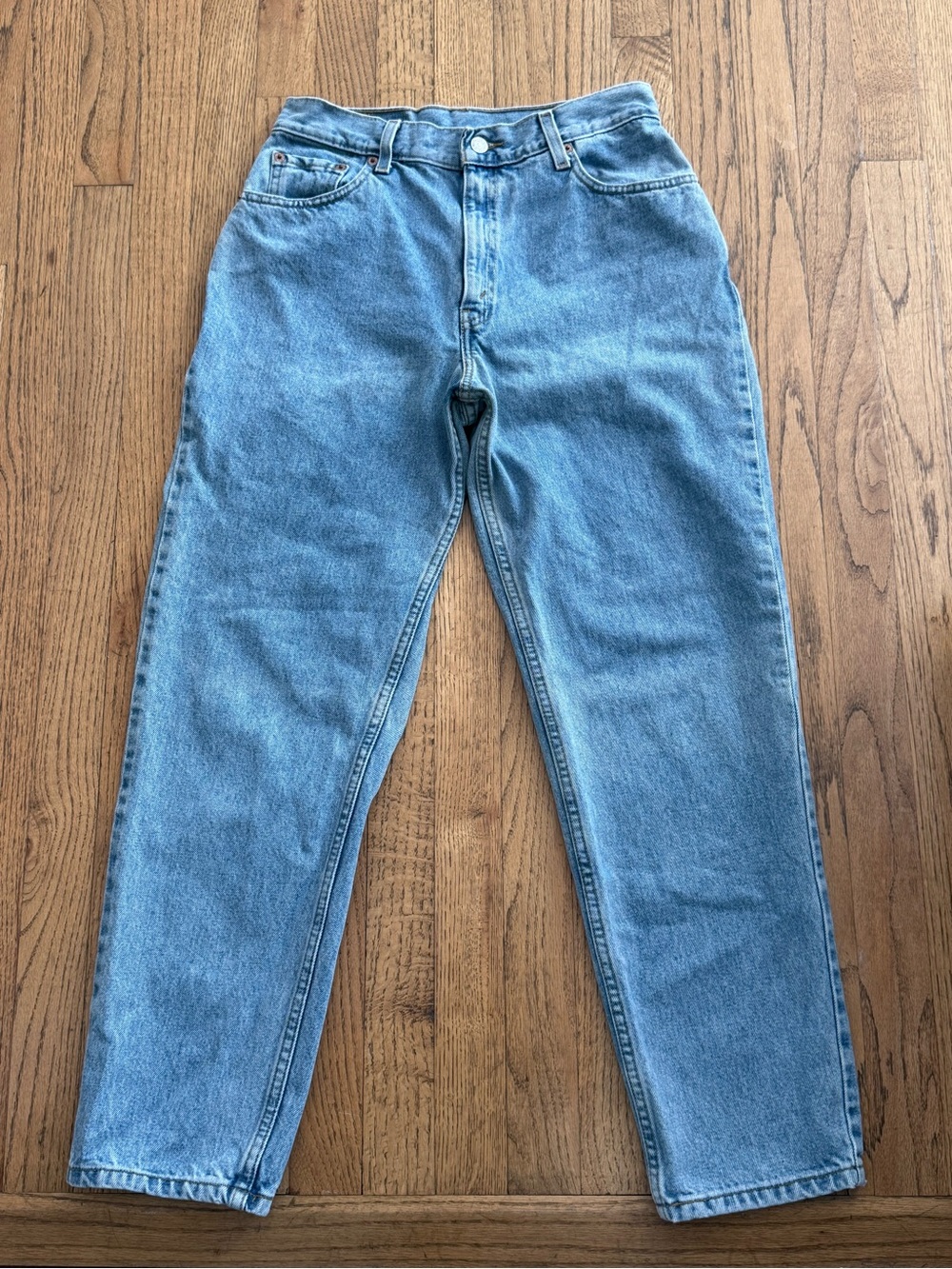 Vintage Y2K Leviโs 550 Jeans 10 Short Light Wash Mom High Rise 100% Cotton